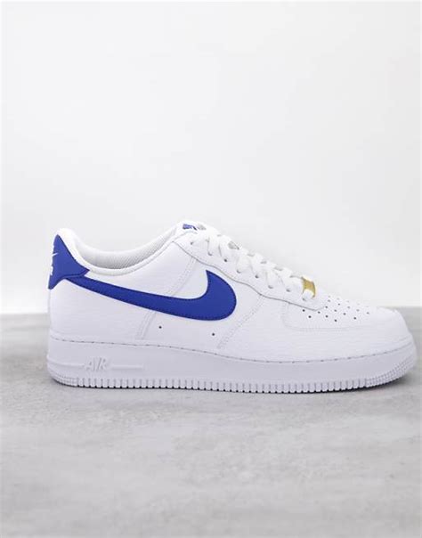 nike airforce wit blauw|Nike white air force 1.